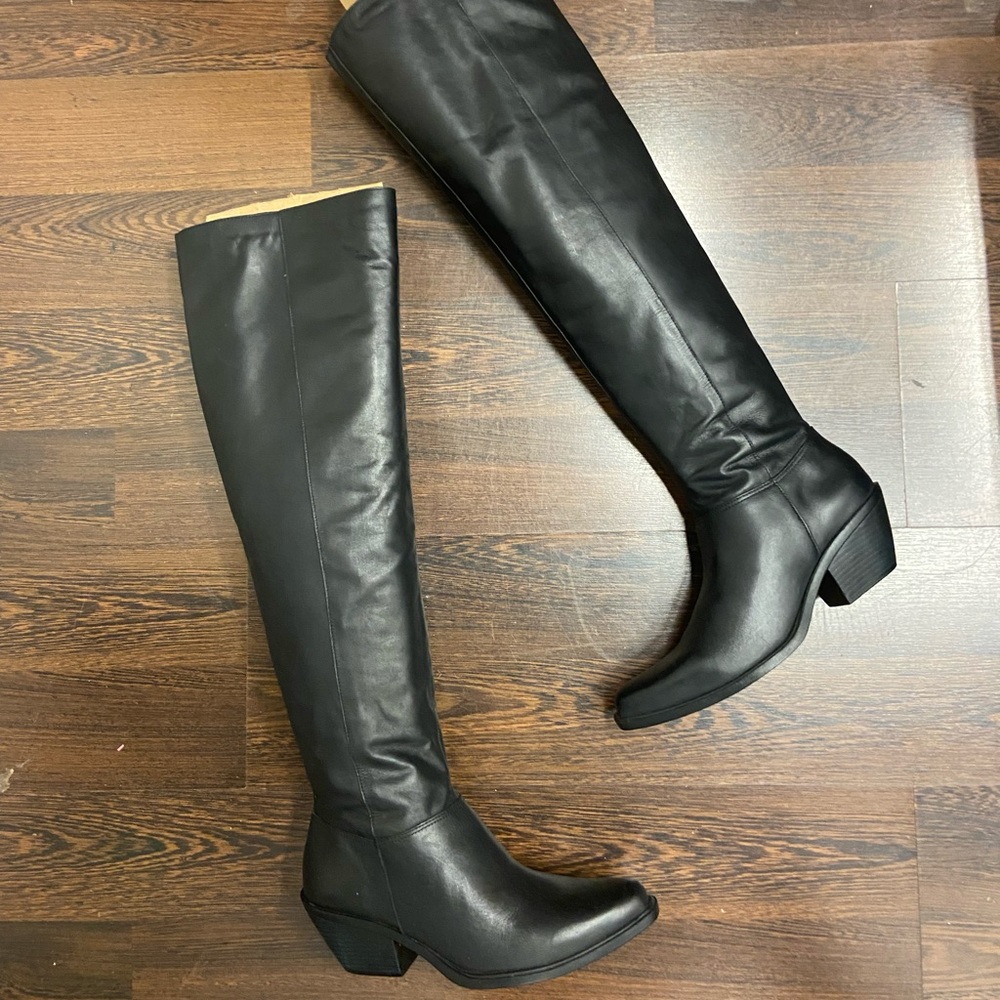 Leather Over the Knee Boots Bundle